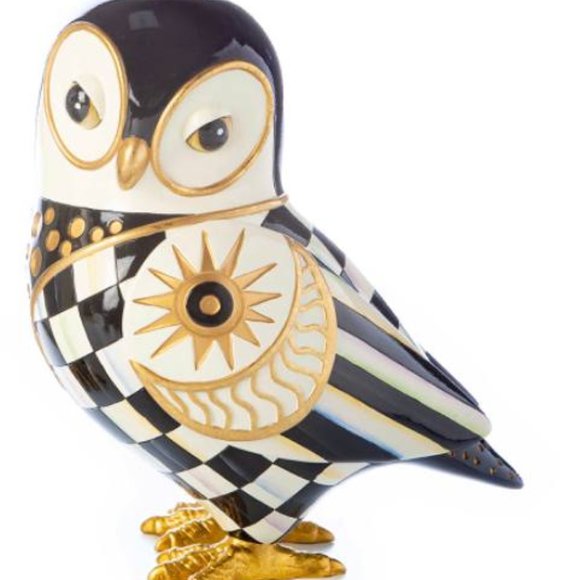 Mackenzie Childs 12" COSMIQUE OWL STAR - A Celestial Celebration New In Box